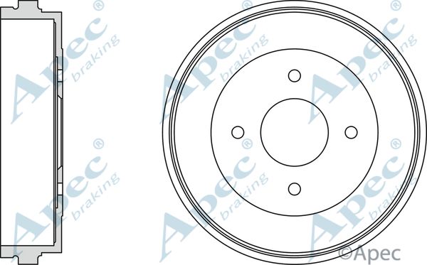 APEC BRAKING Bremžu trumulis DRM9526